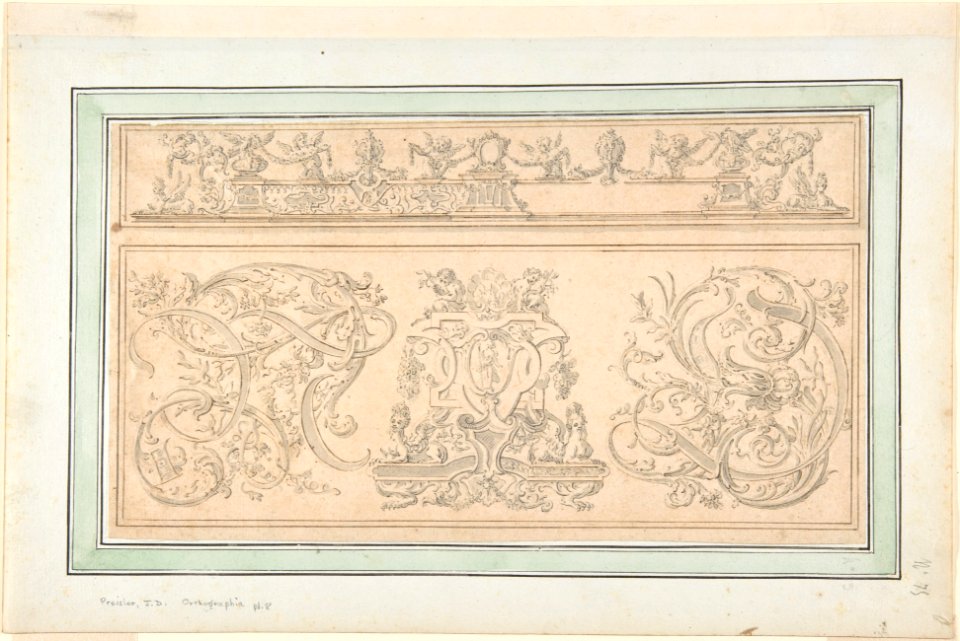 Design for "Orthographia" pl.8 MET DP804366