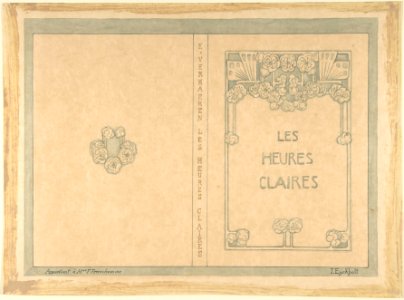 Design for "Les Heures Claires" by Emile Verhaeren MET DP804346