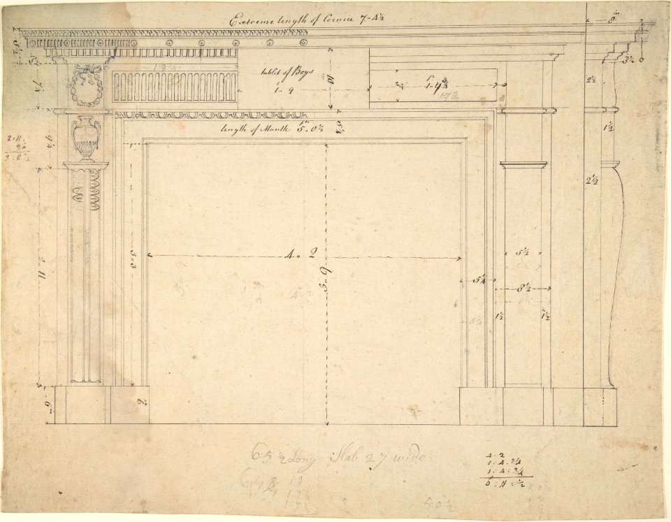 Design for a Chimneypiece MET DP805417
