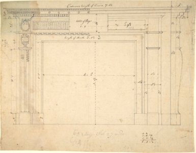 Design for a Chimneypiece MET DP805417