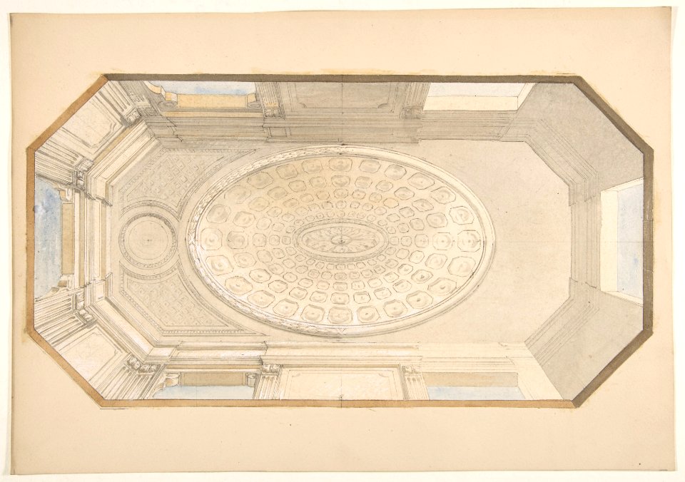 Design for a coiffered ceiling MET DP811681