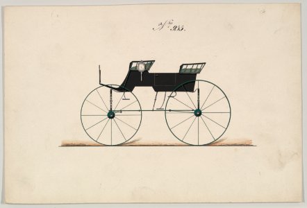 Design for 4 seat Phaeton, no top, no. 955 MET DP877114
