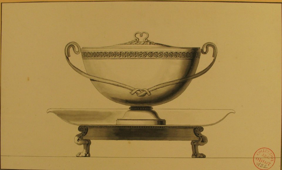Design for a Covered Bowl with Stand MET 1978.521.7
