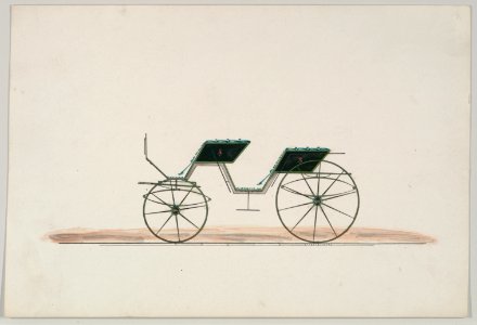 Design for 4 seat Phaeton, no top (unnumbered) MET DP877133
