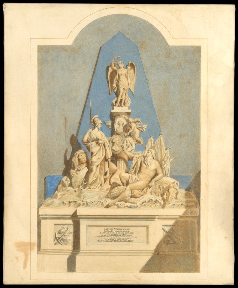 Design for "The Three Captains Memorial" MET DP-13446-001