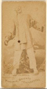 Elwell, from the Actors and Actresses series (N45, Type 1) for Virginia Brights Cigarettes MET DP830344