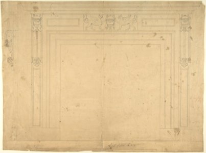 Design for a Chimneypiece MET DP805428