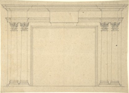 Design for a Chimneypiece MET DP805419