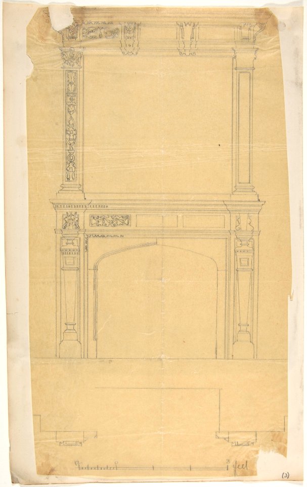 Design for a Chimneypiece MET DP806983