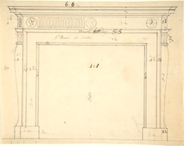 Design for a Chimneypiece MET DP805414