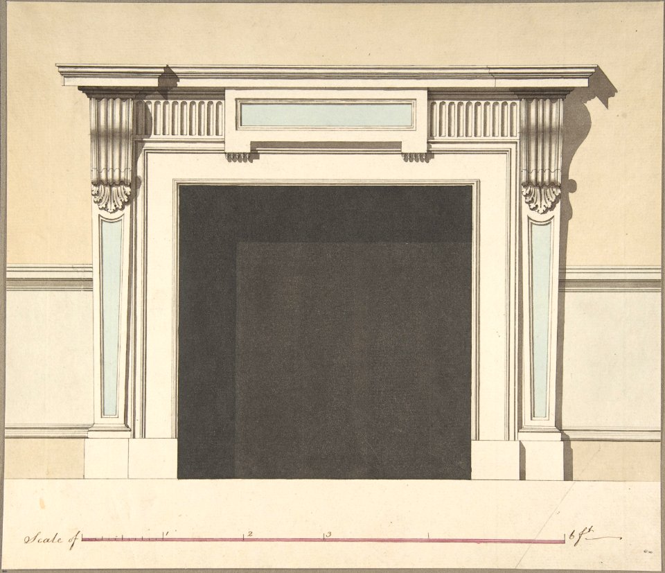 Design for a Chimneypiece MET DP806049