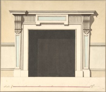 Design for a Chimneypiece MET DP806049