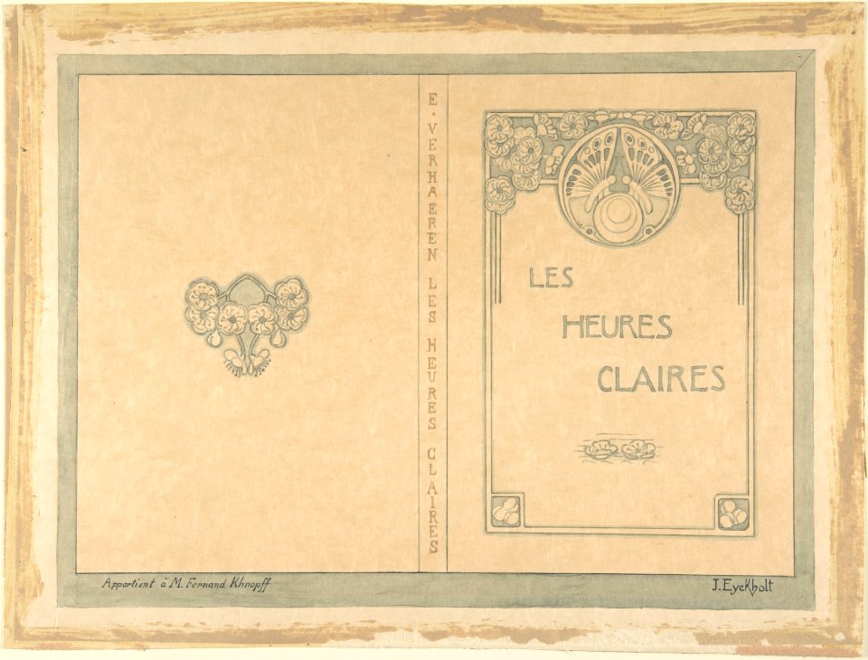 Design for "Les Heures Claires" by Emile Verhaeren MET DP804348