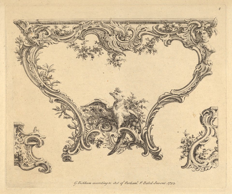 Design for a Console Table MET DP830819