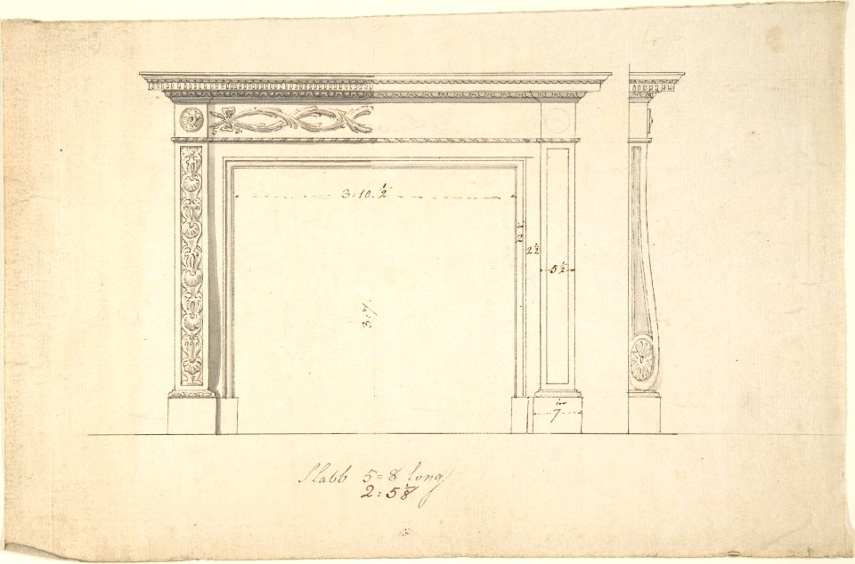 Design for a Chimneypiece MET DP805415