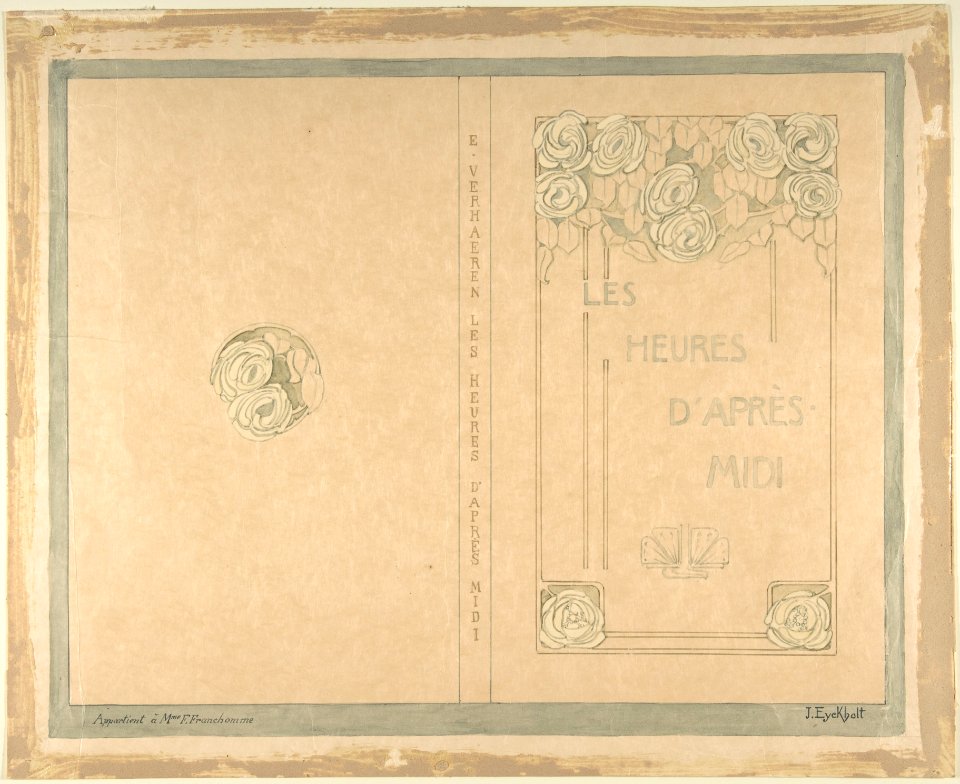Design for "Les Heures d'Après Midi" by Emile Verhaeren MET DP804347