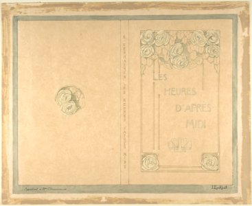 Design for "Les Heures d'Après Midi" by Emile Verhaeren MET DP804347