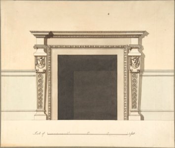 Design for a Chimneypiece MET DP806056