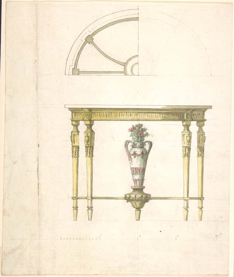 Design for a Console Table MET DP800723