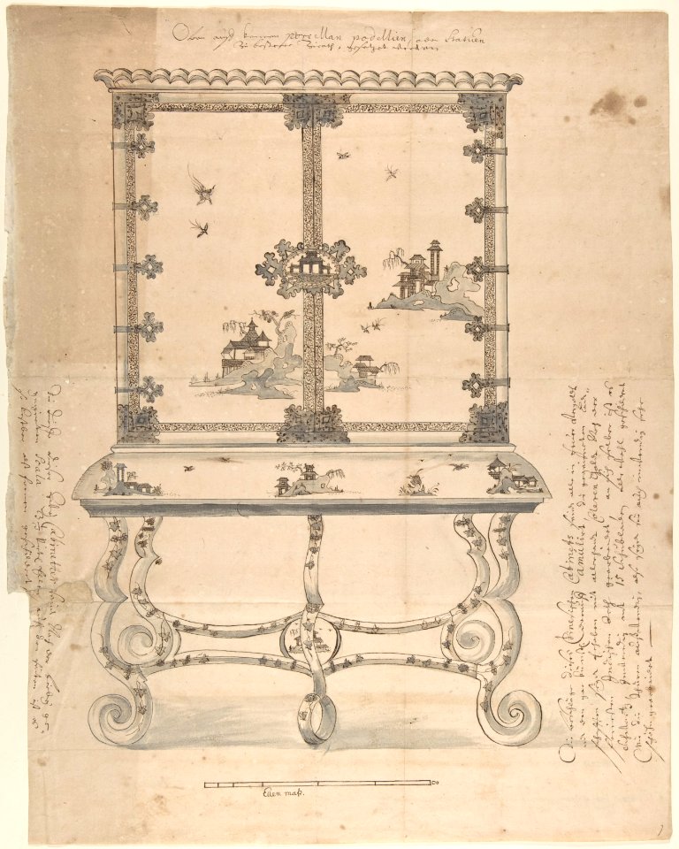 Design for a Chinese-style Lacquer Cabinet MET DP804525