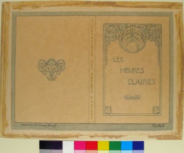 Design for "Les Heures Claires" by Emile Verhaeren MET 66.736.7