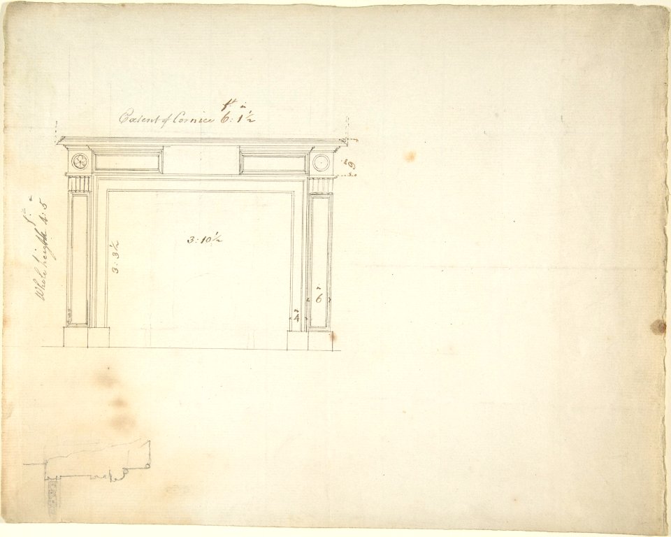 Design for a Chimneypiece MET DP805411