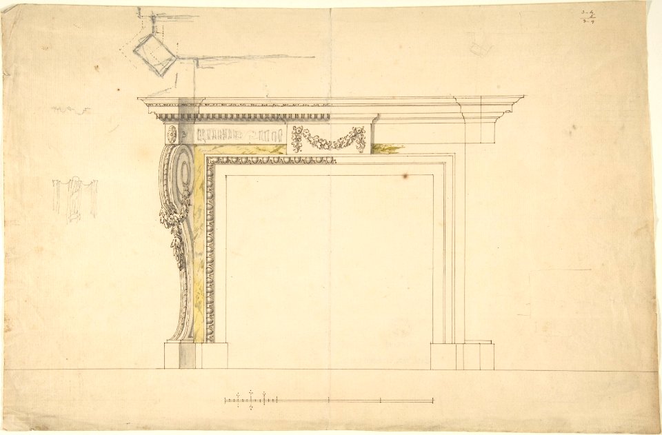 Design for a Chimneypiece MET DP805423