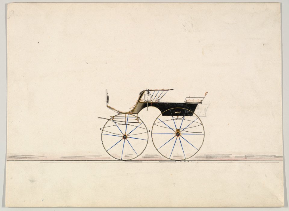 Design for 4 seat Phaeton, no top (unnumbered) MET DP877135