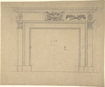 Design for a Chimneypiece MET DP805420