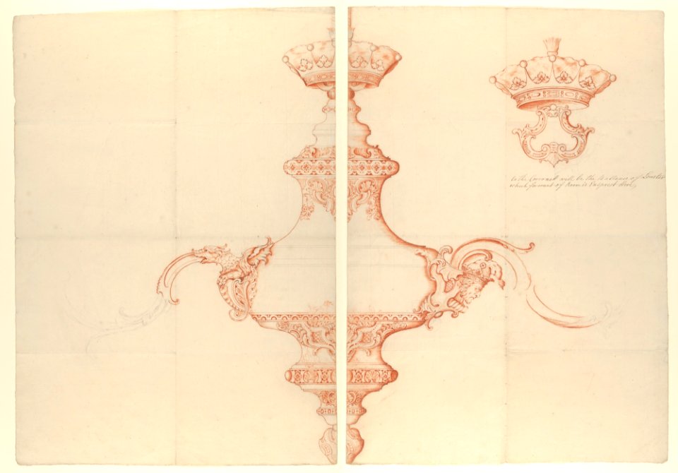 Design for a Chandelier MET DP837578