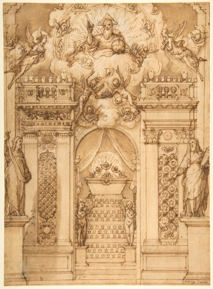 Design for a "Quarantore" Decoration MET DP812330