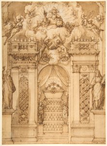 Design for a "Quarantore" Decoration MET DP812330