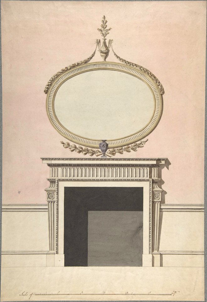 Design for a Chimneypiece MET DP806059