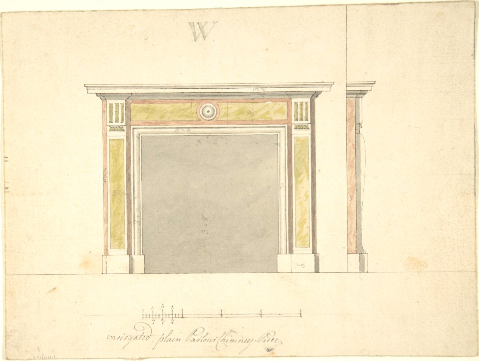Design for a Chimneypiece MET DP805406