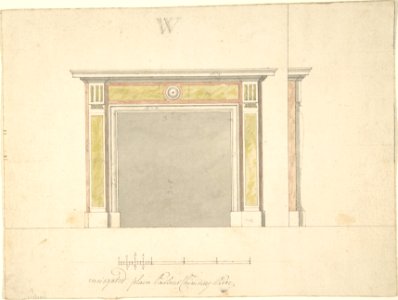 Design for a Chimneypiece MET DP805406