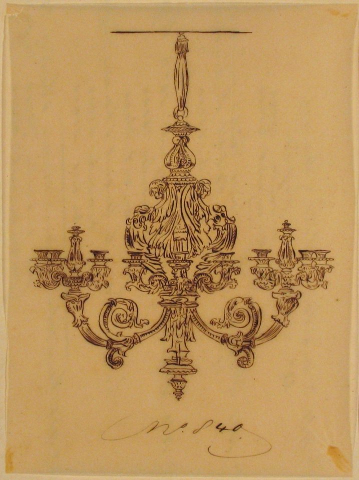 Design for a Chandelier MET 66.631.64