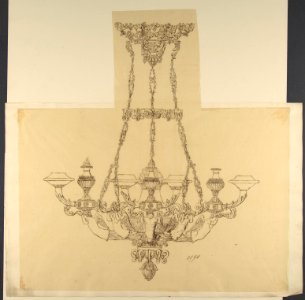 Design for a Chandelier MET DP809384