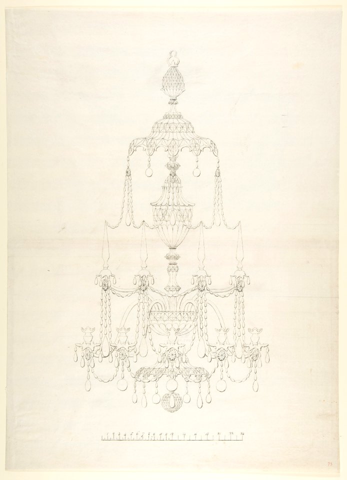 Design for a Chandelier MET DP812952