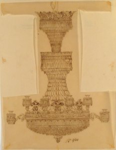 Design for a Chandelier MET 66.631.74