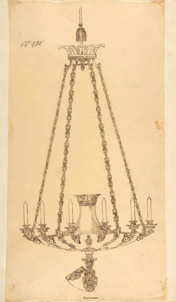 Design for a Chandelier MET DP809363
