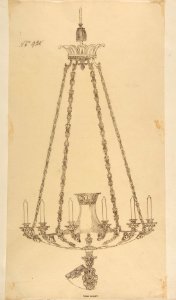 Design for a Chandelier MET DP809363