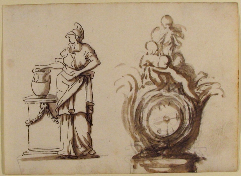 Design for a Clock with a Classical Female Figure MET 66.551.16