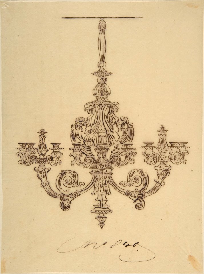 Design for a Chandelier MET DP809243