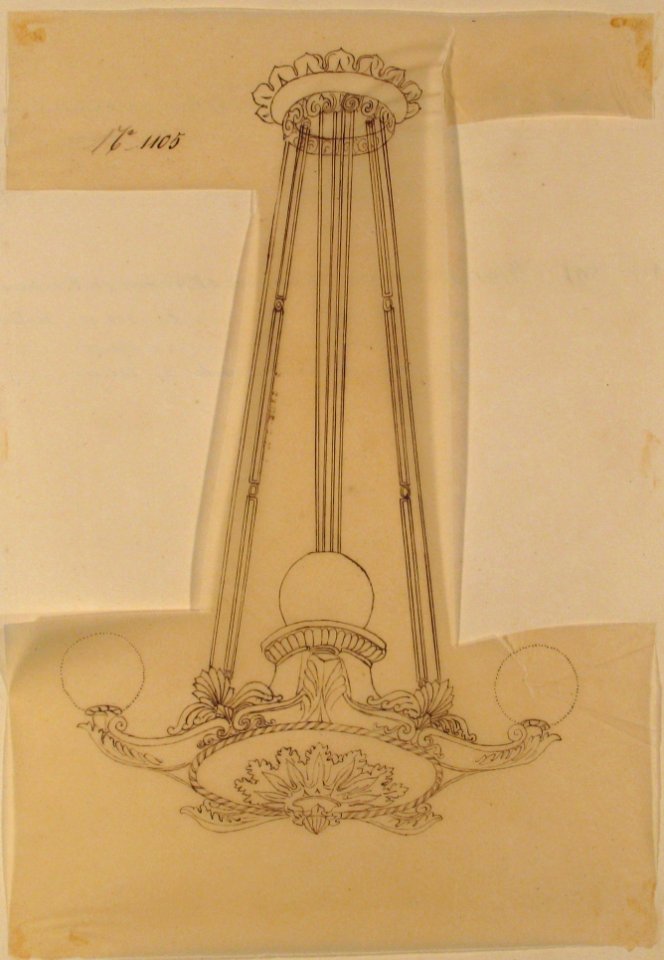 Design for a Chandelier MET 66.631.101