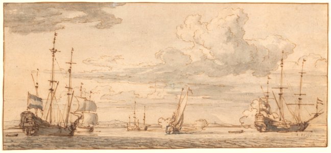 Dutch Ships in a Bay MET DP162992