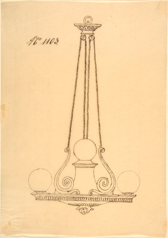 Design for a Chandelier MET DP809250