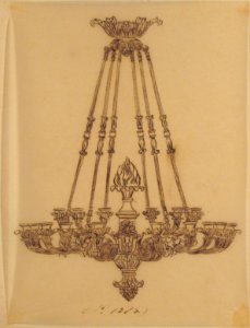 Design for a Chandelier MET 66.631.135