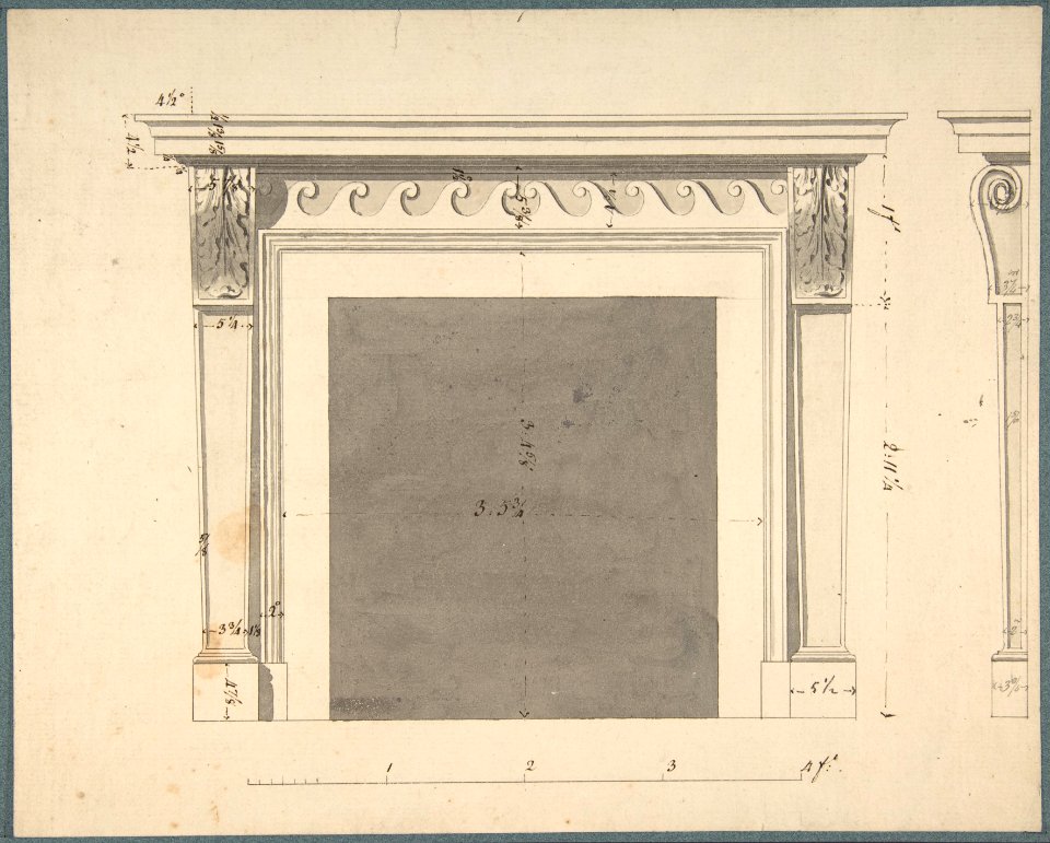 Design for a Chimneypiece MET DP801000