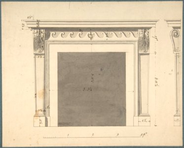 Design for a Chimneypiece MET DP801000
