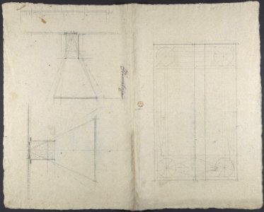 Design for a chandelier- detail of a swan holding a candlestick MET DP803601